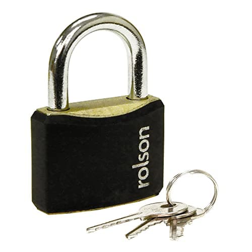 Image of Rolson 66405 Padlock, Black, 40 mm