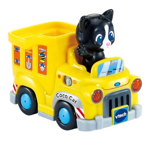 Image of VTech Toot-Toot Drivers Coco Cat the Builder, Interactive Toddlers Toy, Pretend Play with Lights and Sounds, Gift For Ages 12 Months, 2, 3, 4+ Years, English Version