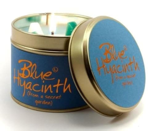 Image of Lily Flame Scented Candle in a Presentation Tin - Blue Hyacinth