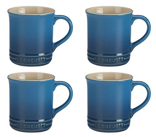 Image of Le Creuset Stoneware Set of 4 Mugs, 14 oz. each, Marseille