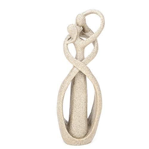Image of ES,Willow Tree Wedding Figurines,Willow Tree Figurines,Sculpture,Sculptures,Knick Knacks Handmade Sandstone Kiss Lovers Couple Statue Sculpture Carved Figurine Art Craft Decoration
