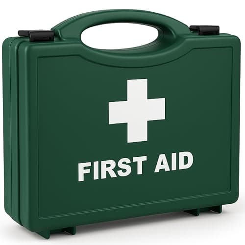 Image of HSE First Aid Kit for 1–20 Person Workplace – Compact Office, Warehouse & Shop First Aid Box with HSE Approved Contents, Lightweight & Compliant