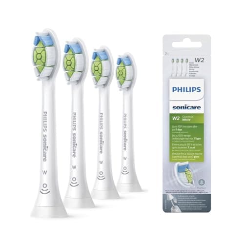Image of Philips Sonicare Original W2 Optimal White Standard Sonic Toothbrush Heads - 4 Pack in White (Model HX6064/10)