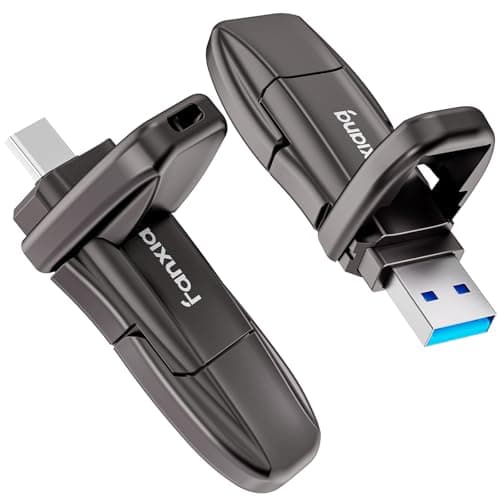 Image of fanxiang External SSD USB Stick 512GB Up to 1050MB/s Fast External SSD TYPE C Drive 2-in-1 Dual Flash Drive Type C+ USB A 3.2 Gen2 Solid State Drive for iPhone 15/Android/Tablet/PC/Mac - FF952