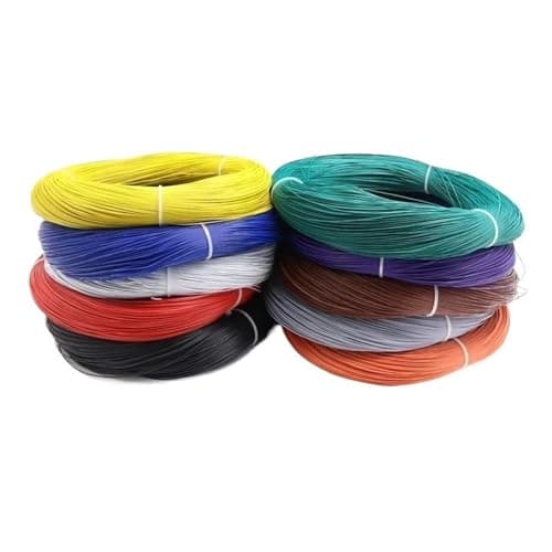 Image of SFCHEN UL1571 32AWG PVC Electronic Wire OD 0.6mm Flexible Cable Insulated Tin-Plated Copper Environmental LED Line DIY Cord 1 Meter(Purple,5m)