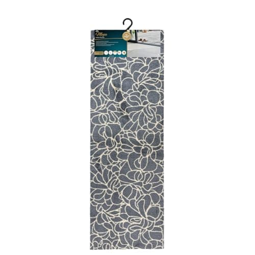 Image of JVL Mega Mat Machine Washable Entrance Runner, 50x150cm, Floral
