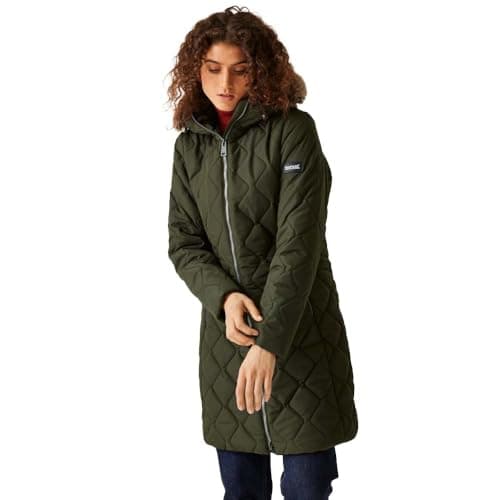 Image of Regatta Women's Fritha III Insulated Parka Jacket with Recycled Thermoguard Insulation, perfect for Outdoors