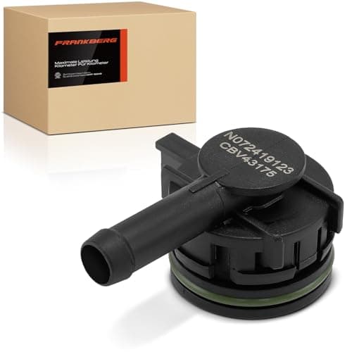 Image of Frankberg Crankcase Oil Breather Valve Petrol Compatible with A1 8X1 8XK A3 8V1 8VK Q3 8UB 8UG Leon 5F1 Fabia III NJ3 Passa.t 3G2 CB2 Polo 6C1 6R1 Replace# 04E103175M