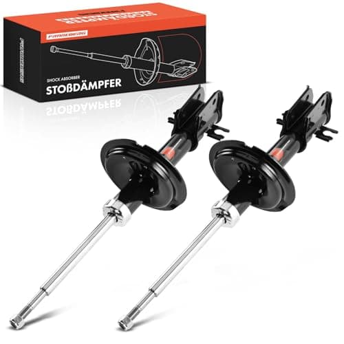 Image of Frankberg 2x Shock Absorber Strut Front Left Right 481mm Gas pressure Compatible with Seicento/600 187 0.9 1.1 1997-2010 Replace# 230545, 46528598
