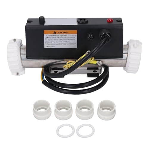 Image of Kuuleyn Pool Heater Electric Hot Tub Heater Water Thermostat with Temperature Control Pool Hardwired 3KW for Spa Bathtub Swimming (1KW)