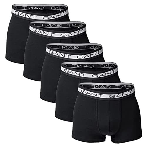 Image of GANT Men's 5 Pack Trunks, Black, M