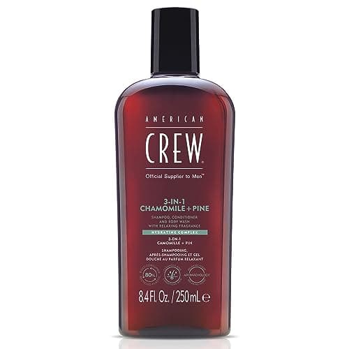 Image of American Crew 3-in-1 Shampoo, Conditioner and Body Wash Chamomile and Pine, 250 ml