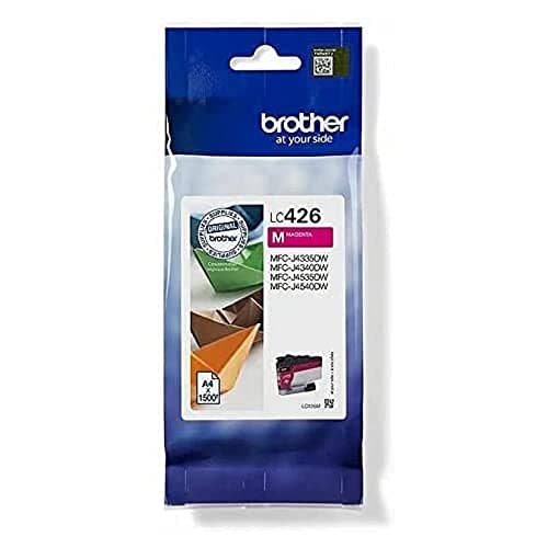 Image of Brother LC-426M Inkjet Cartridge, Magenta, Single Pack, Standard Yield, includes 1 x Inkjet Cartridge, Genuine Supplies