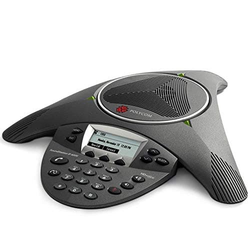 Image of Polycom IP IP6000 Desk Phone SoundStation - Black