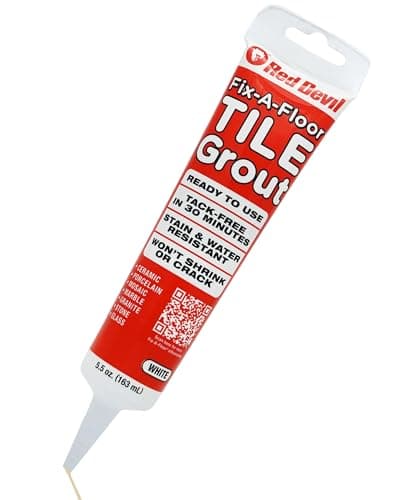 Image of Fix-A-Floor Almond Tile Grout Reviver – Grout Repair for Cracks, Holes & Gaps – Pre-Mixed, Mildew-Resistant, Shrink & Crack-Proof Formula – 163ml Squeeze Tube