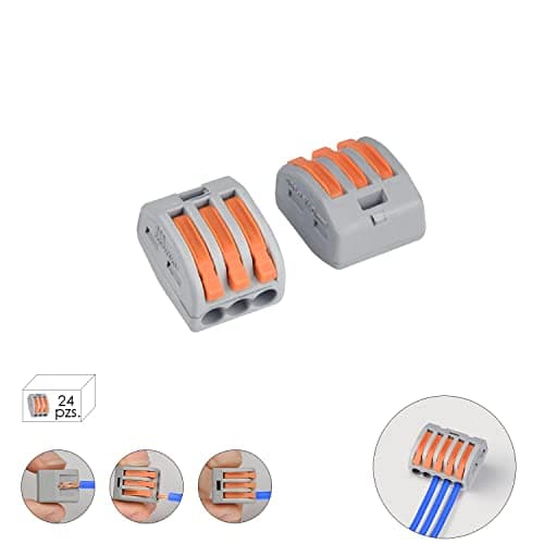 Image of Socket Strip Quick Connection 3-Pin Diameter 4 mm Pack of 24