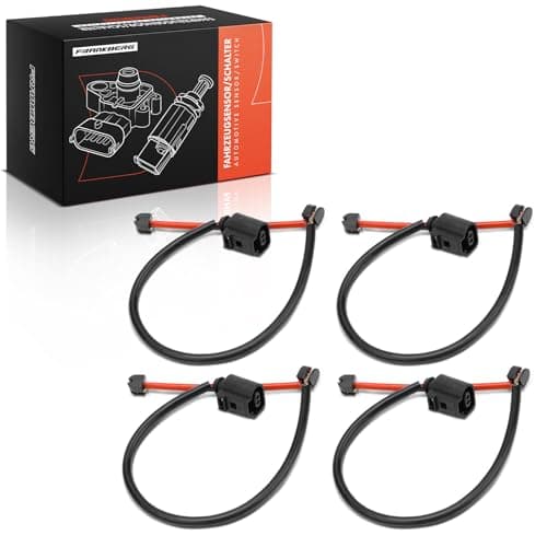 Image of Frankberg 4x Brake Pad Wear Sensor 2-Pin Front Rear Compatible with Q7 4LB Q7 Van 4LB C.a.y.e.n.n.e 9PA T.o.u.a.r.e.g 7L6 7L7 7LA Replace# 7L0907637
