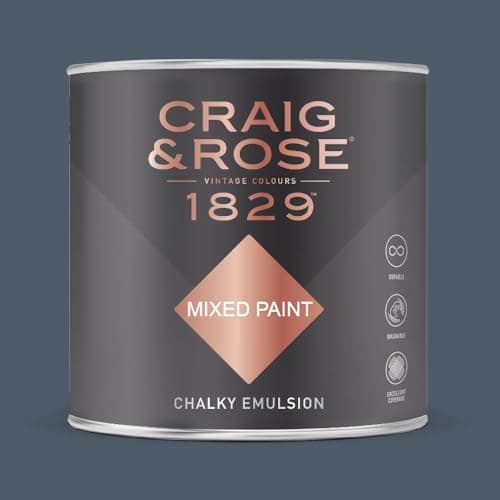 Image of Paint Stop CRAIG & ROSE 1829 CHALKY EMULSION PAYNES GREY 750ML
