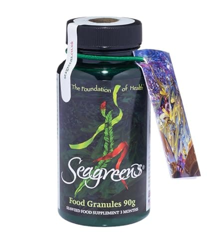 Image of Seagreens Organic Seaweed Food Supplement Granules, 90g, 3 Month Supply, Vegan & Additive-Free, Seaweed Supplement for Humans & Diet Support