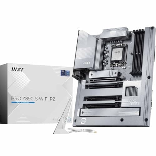 Image of MSI PRO Z890-S WiFi PZ Motherboard, Back-Connect ATX - Supports Intel Core Ultra Processors (Series 2), LGA 1851 - DDR5 Memory Boost (8600+ MT/s OC), PCIe 5.0 x16, M.2 Gen5, Wi-Fi 7, 2.5G LAN