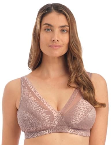 Image of Fantasie Women's Envisage Non-Wired Bralette Bra, Opaque, Taupe, M
