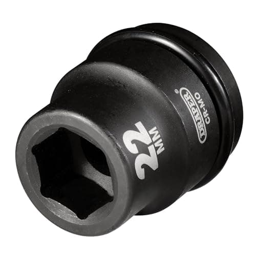 Image of Draper 75968 3/4" Square Drive Expert Hi-Torq 6 Point Impact Socket, 22 mm Size , Blue