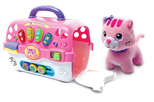 Image of VTech Cosy Kitten Carrier Interactive Baby Activity Center with Animal Baby Toy, Educational , Musical , Sound Toy with Different Music Styles for Babies & Toddlers From 9 months to 3 Years