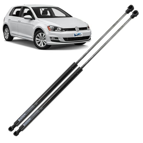 Image of BIAREN 2x Rear Tailgate Boot Gas Struts For Volkswagen VW Golf Mk7 Hatchback (2012-2019) Lift Support System 520 (N) 532 MM 5G6827550C 5G6827550