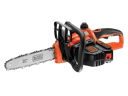 Image of BLACK+DECKER 18V Lithium-ion Chainsaw Cordless with Battery 25 cm 2.0Ah GKC1825L20-GB, Orange