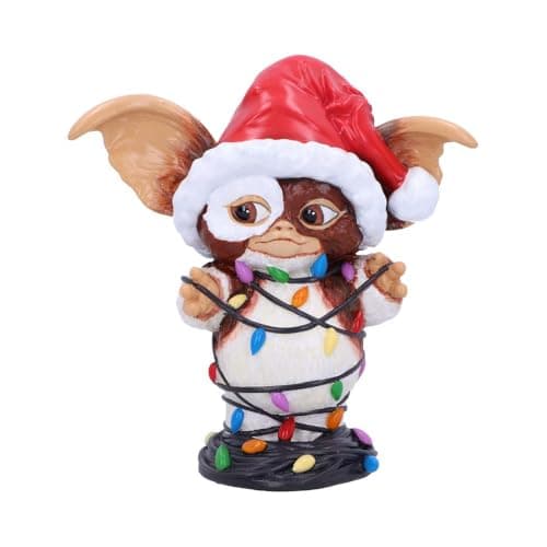 Image of Nemesis Now Officially Licensed Gremlins Gizmo in Fairy Lights, White, 13cm