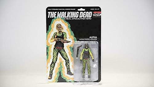 Image of McFarlane Toys The Walking Dead Lucille Patrol Alpha Bloody Vers Action Figure