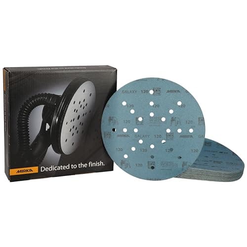 Image of Mirka Galaxy sanding paper 225mm Hook & Loop grit 120 / for long-neck sanders / 25 sanding discs