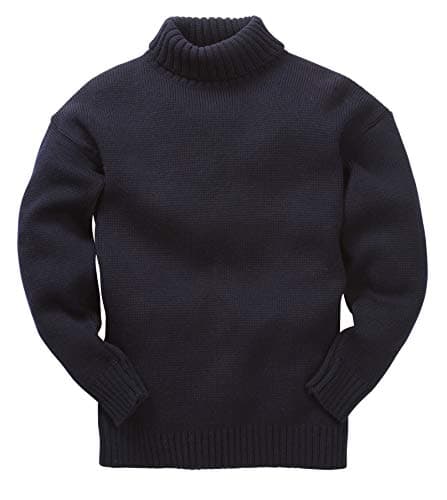 Image of Merino Wool Submariner Sweater, Navy, L