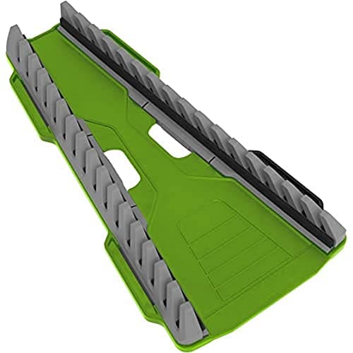 Image of Sealey WR11HV 16pc Reversible Spanner Rack - Hi-Vis Green