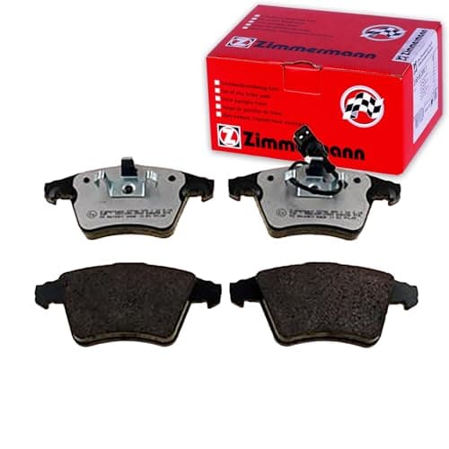 Image of ZIMMERMANN Brake Pads Set Brake Blocks Brake Stones Set Front with Wear Warning Contact Photo Corresponds to Box Contents 23746.975.1