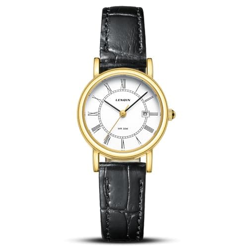 Image of LN LENQIN Ladies Watches Analog Quartz Watches for Women Waterproof Womens Watch Women's Wrist Watches with Leather Strap