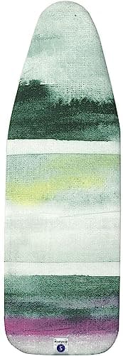 Image of Brabantia 2mm Built-in-Foam Ironing Board Cover (S Board/Morning Breeze) Heat-Resistant, Non-Slip, Cord Fastener