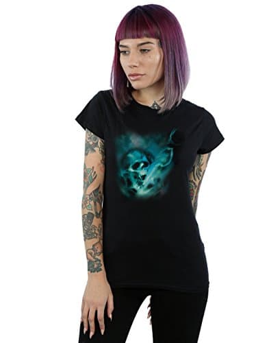 Image of Harry Potter Women's Voldemort Dark Mark Mist T-Shirt Medium Black