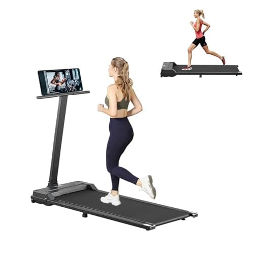 Image of TRIOBLADE Walking Pad Treadmill 2.5HP Under Desk Treadmill for Home and Office 3 in1 Foldable Walking Treadmills Running Pad 330 Lbs Capacity No Assembly Remote Control LED Display (Black)