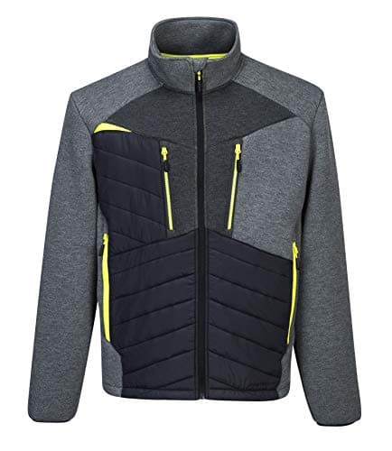 Image of Portwest Mens 4 Way Stretch Fabric DX4 Baffle Jacket XXL Black/Grey