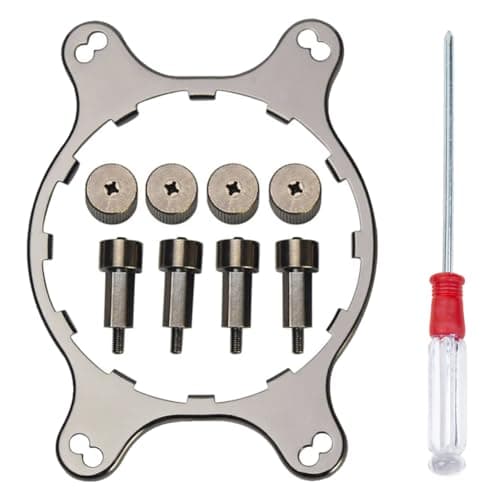 Image of HAAMNING7 AM4 AMD Mounting Bracket Cooler Water Series Kit, CPU Cooling Fan Bracket for Corsair Hydro H55 H75 H80I V2 H100i V2 H115i H90 H105, with Screwdriver