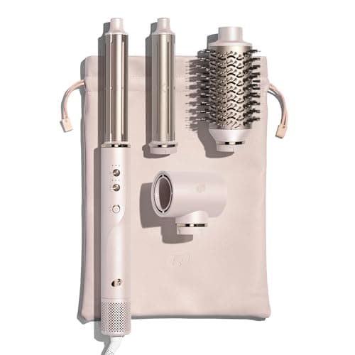 Image of T3 Aire 360 Multi-Styler & Blowout System, Rapid Drying Hair Dryer, Ceramic Curling Attachments, Oval Brush & Drying Concentrator | Blowouts & Long-Lasting Curls