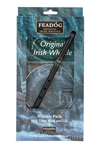Image of Feadog Black Pro D Whistle Triple Pack FW03BP