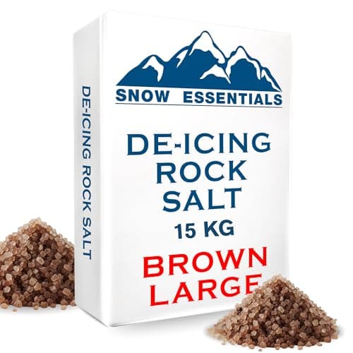 Image of Laeto Signature Garden Bag of Grit Rock Salt Deicing White Brown Rock Salt for Weeds De-Icing Salt for Paths, Driveways & Roads of Snow & Ice