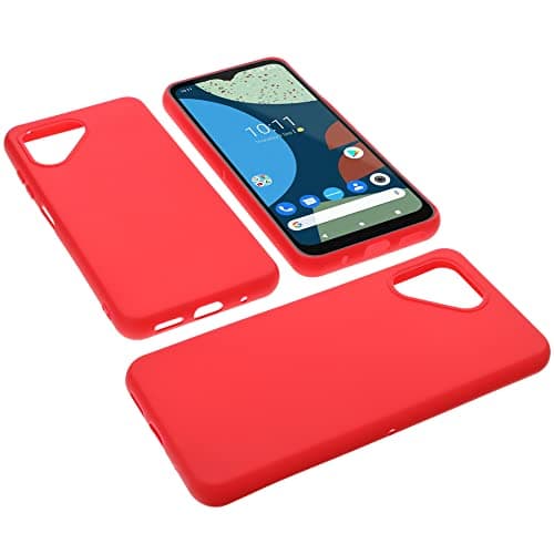 Image of foto-kontor Protective case compatible with Fairphone 4 rubber TPU mobile phone cover red