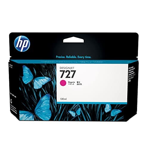 Image of HP 727 B3P20A Magenta 130 ml Genuine DesignJet Ink Cartridge with original Ink DesignJet T2500, T1500 & T900 Series Large Format Plotter Printers 727 DesignJet Printhead