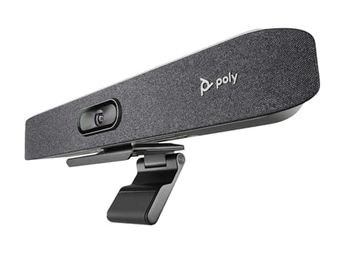 Image of Poly Studio X30 All-in-One 4K UHD Video Conferencing Camera Bar, Smart Camera, 5x Zoom, 110º FOV, Integrated Speaker, 4 MEMS Microphones, Lens, Certified for Zoom, Teams & Meet (New)(Renewed)