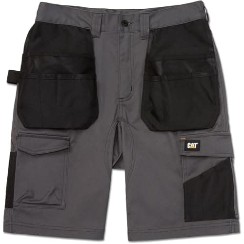 Image of Caterpillar Mens Essential Stretch Holster Pocket Shorts (36R) (Dark Shadow)