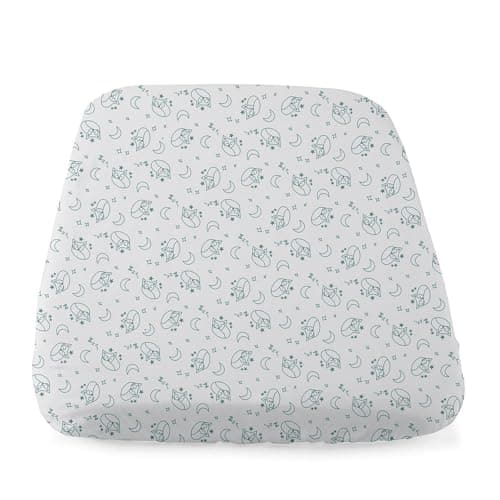 Image of Chicco Crib Sheet Set 2 Piece N2M Cot Sheet Set 2 Pieces Next2Me Fox