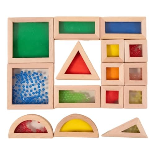 Image of Générique Building Blocks Toy – Building Blocks for – 15 Pieces Wooden Educational Toys | Colorful B Building Toys for Older Boys 4